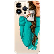 iSaprio My Coffe and Brunette Girl for iPhone 13 Pro - Phone Cover