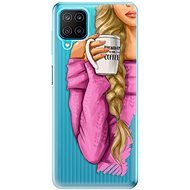 iSaprio My Coffe and Blond Girl for Samsung Galaxy M12 - Phone Cover
