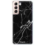 iSaprio Black Marble for Samsung Galaxy S21 - Phone Cover