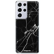 iSaprio Black Marble for Samsung Galaxy S21 Ultra - Phone Cover