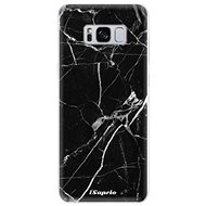 iSaprio Black Marble for Samsung Galaxy S8 - Phone Cover