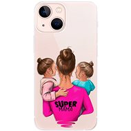 iSaprio Super Mama - Two Girls for iPhone 13 mini - Phone Cover