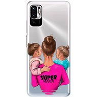 iSaprio Super Mama - Two Girls for Xiaomi Redmi Note 10 5G - Phone Cover