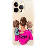 iSaprio Super Mama - Two Boys for iPhone 13 Pro Max - Phone Cover