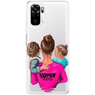 iSaprio Super Mama - Boy and Girl for Xiaomi Redmi Note 10 / Note 10S - Phone Cover