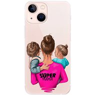 iSaprio Super Mama - Boy and Girl for iPhone 13 mini - Phone Cover