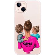 iSaprio Super Mama - Boy and Girl for iPhone 13 - Phone Cover