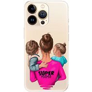 iSaprio Super Mama - Boy and Girl for iPhone 13 Pro Max - Phone Cover
