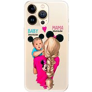 iSaprio Mama Mouse Blonde and Boy for iPhone 13 Pro Max - Phone Cover