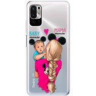 iSaprio Mama Mouse Blonde and Boy for Xiaomi Redmi Note 10 5G - Phone Cover