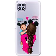 iSaprio Mama Mouse Brunette and Boy for Samsung Galaxy A22 5G - Phone Cover