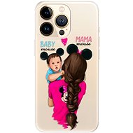 iSaprio Mama Mouse Brunette and Boy for iPhone 13 Pro - Phone Cover