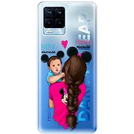 iSaprio Mama Mouse Brunette and Boy for Realme 8/8 Pro - Phone Cover