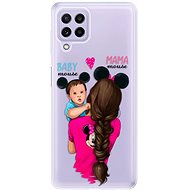 iSaprio Mama Mouse Brunette and Boy for Samsung Galaxy A22 - Phone Cover