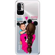 iSaprio Mama Mouse Brunette and Boy for Xiaomi Redmi Note 10 5G - Phone Cover