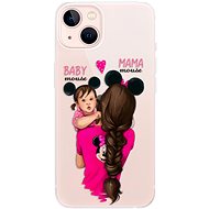 iSaprio Mama Mouse Brunette and Girl for iPhone 13 - Phone Cover