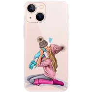iSaprio Kissing Mom - Blond and Boy for iPhone 13 mini - Phone Cover