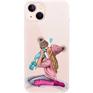 iSaprio Kissing Mom - Blond and Boy for iPhone 13 - Phone Cover