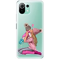 iSaprio Kissing Mom - Blond and Girl for Xiaomi Mi 11 Lite - Phone Cover