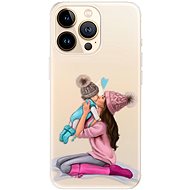 iSaprio Kissing Mom - Brunette and Boy for iPhone 13 Pro Max - Phone Cover