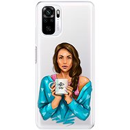 iSaprio Coffe Now - Brunette for Xiaomi Redmi Note 10 / Note 10S - Phone Cover