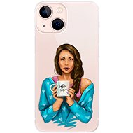 iSaprio Coffe Now - Brunette for iPhone 13 mini - Phone Cover