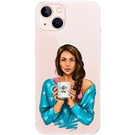 iSaprio Coffe Now - Brunette for iPhone 13 - Phone Cover