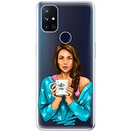 iSaprio Coffe Now - Brunette for OnePlus Nord N10 5G - Phone Cover