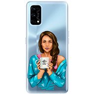 iSaprio Coffe Now - Brunette for Realme 7 Pro - Phone Cover