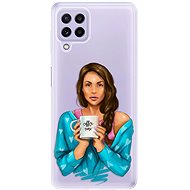iSaprio Coffe Now - Brunette for Samsung Galaxy A22 - Phone Cover