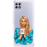 iSaprio Coffe Now - Blond for Samsung Galaxy A22 5G - Phone Cover