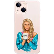 iSaprio Coffe Now - Blond for iPhone 13 mini - Phone Cover