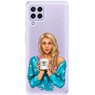 iSaprio Coffe Now - Blond for Samsung Galaxy A22 - Phone Cover