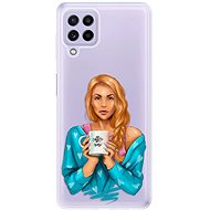 iSaprio Coffe Now - Redhead for Samsung Galaxy A22 - Phone Cover