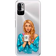 iSaprio Coffe Now - Redhead for Xiaomi Redmi Note 10 5G - Phone Cover
