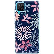 iSaprio Leaves on Blue for Samsung Galaxy M12 - Phone Cover