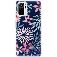 iSaprio Leaves on Blue for Xiaomi Redmi Note 10 / Note 10S - Phone Cover