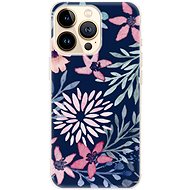 iSaprio Leaves on Blue for iPhone 13 Pro Max - Phone Cover