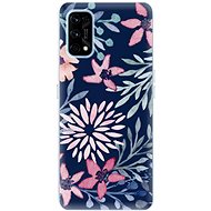 iSaprio Leaves on Blue for Realme 7 Pro - Phone Cover