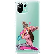iSaprio Kissing Mom - Brunette and Girl for Xiaomi Mi 11 Lite - Phone Cover