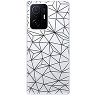 iSaprio Abstract Triangles 03 pro black for Xiaomi 11T / 11T Pro - Phone Cover