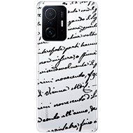 iSaprio Handwriting 01 pro black for Xiaomi 11T / 11T Pro - Phone Cover
