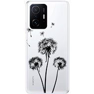 iSaprio Three Dandelions pro black for Xiaomi 11T / 11T Pro - Phone Cover