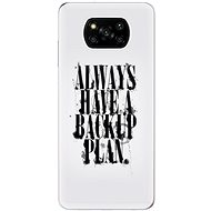 iSaprio Backup Plan for Xiaomi Poco X3 Pro / X3 NFC - Phone Cover