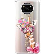 iSaprio Lady Giraffe for Xiaomi Poco X3 Pro / X3 NFC - Phone Cover