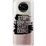 iSaprio Start Doing pro black for Xiaomi Poco X3 Pro / X3 NFC - Phone Cover