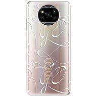 iSaprio Fancy pro white for Xiaomi Poco X3 Pro / X3 NFC - Phone Cover