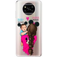 iSaprio Mama Mouse Brunette and Boy for Xiaomi Poco X3 Pro / X3 NFC - Phone Cover