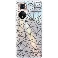 iSaprio Abstract Triangles 03 pro black for Honor 50 - Phone Cover