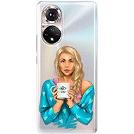 iSaprio Coffe Now pro Blond for Honor 50 - Phone Cover